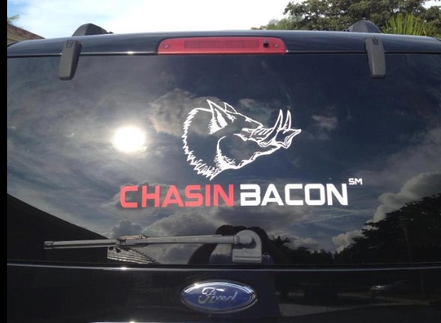 FLORIDA HOG BOAR HUNTING DECAL FOR TRUCK